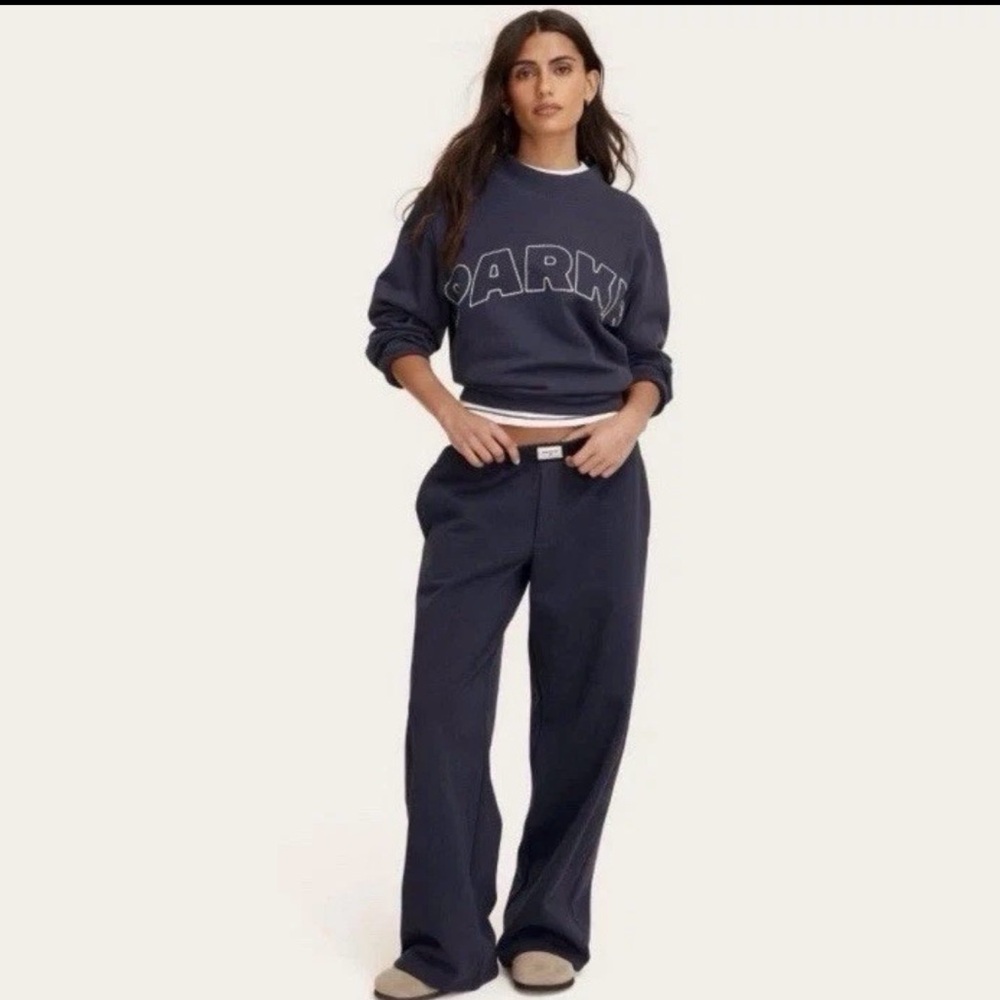 Parke X Target Navy blue  Size L/XL Sweatshirt. sweatpants size XL New with tags